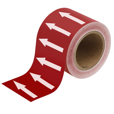 ARROWTAPE:WHITE/RED100MMX33M