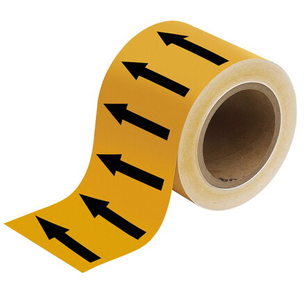 ARROW TAPE: BLACK/OCHRE 100MMX33M