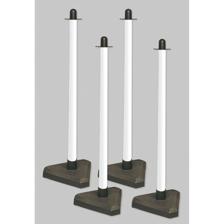 BRADYPOST  & CEMENT BASE WHITE PK4