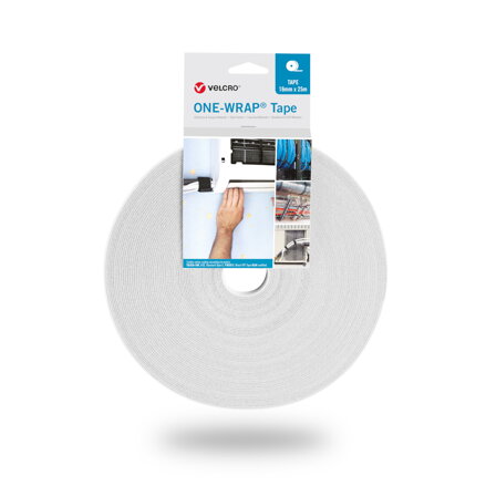 VELCRO ONE-WRAP TAPE 16mm x 25m WH