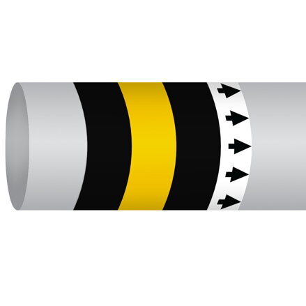 MPM-WASTE-127MMX30M-BK/YL/BK-ROLL