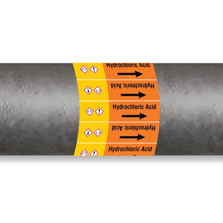 Brady ISO20560PM-135X175-HYDROCHLORIC ACID 314633