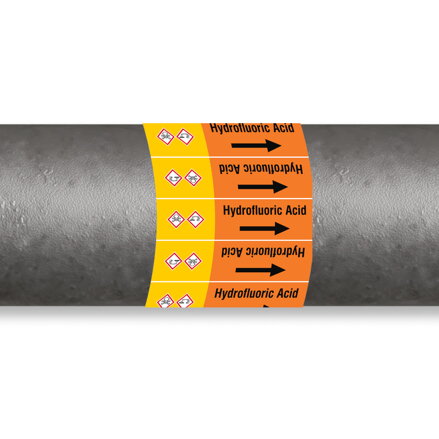 Brady ISO20560PM-135X175-HYDROFLUORIC ACID 314634