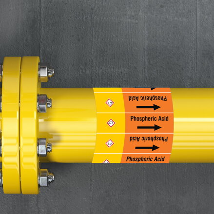 Brady ISO20560PM-135X175-PHOSPHORIC ACID 314638