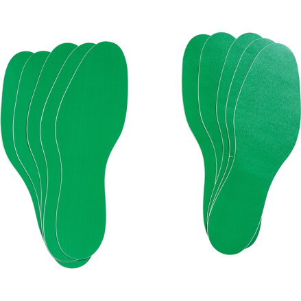 GREEN, REMOVABLE ADHESIVE /10/pac