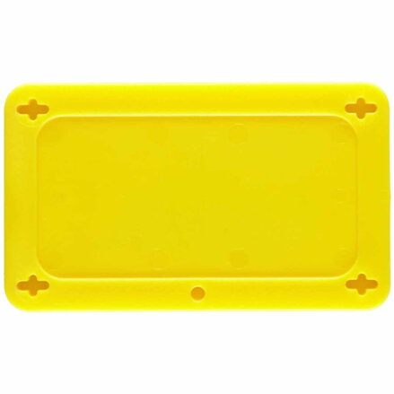 BLANK YELLOW UTILITY TAG 1.5x3