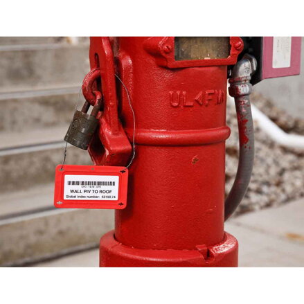BLANK RED UTILITY TAG 1.5X3 BLANK RED UTILITY TAG 1.5X3