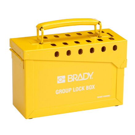 STEEL PORTABLE GROUP LOCK BOX YLW STEEL PORTABLE GROUP LOCK BOX YLW