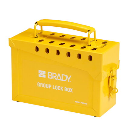 STEEL PORTABLE GROUP LOCK BOX YLW STEEL PORTABLE GROUP LOCK BOX YLW