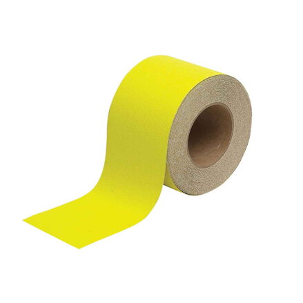 ROLL MOUNTED ANTISKID YELLOW 100MMX18M