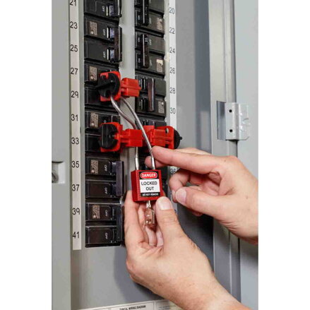 Compact Cable Padlock Red 20cm KD Compact Cable Padlock Red 20cm KD