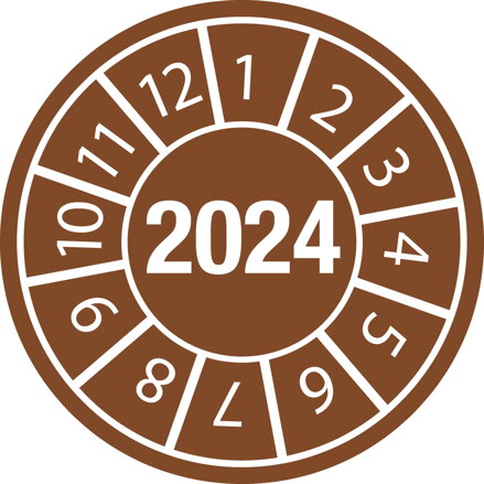DATE INSPECTION LABELS 24 Dia 35 B-7541