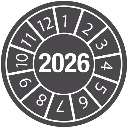 DATE INSPECTION LABELS 26 Dia 35 B-7541