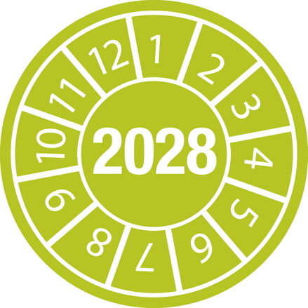 DATE INSPECTION LABELS 28 Dia 35 B-7541