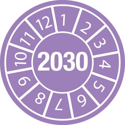 DATE INSPECTION LABELS 30 Dia 35 B-7541