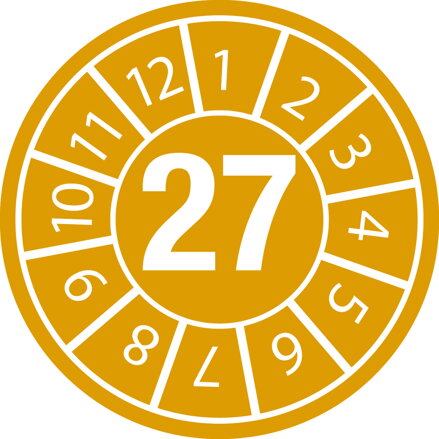 DATE INSPECTION LBLS B-500 27 - DIA 15