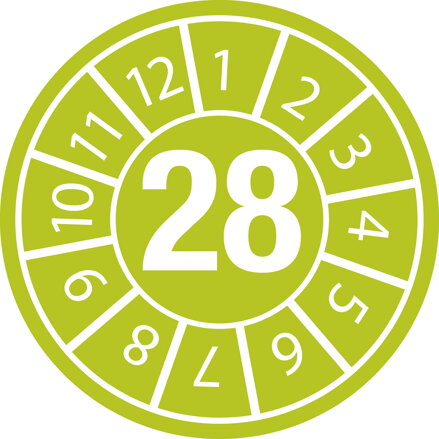 DATE INSPECTION LBLS B-500 28 - DIA 15