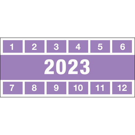 DATE INSPECTION LABELS 23 57x25 B-500