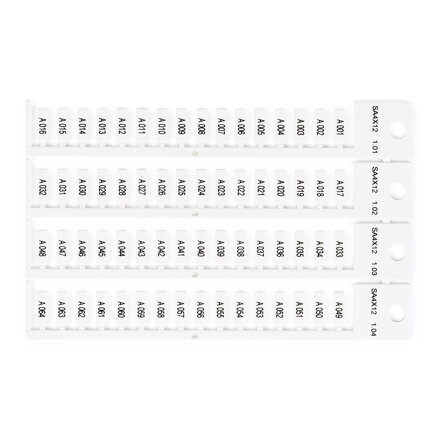 TAG 4X12 -4 STICKS WHITE/2048