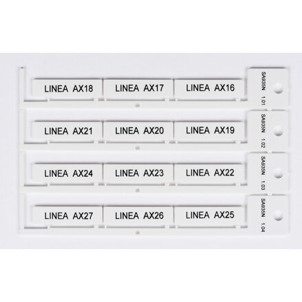 TAG 9X35 FOR SAT935 WHITE