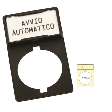 TAG HOLDER DM.22 X TAR.8 MM.