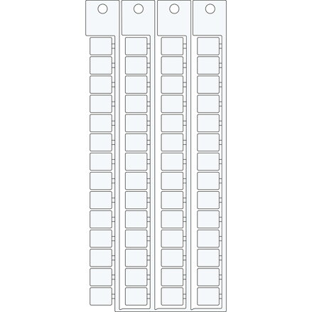 TERMINAL BLOCK TAGS .MOR.ENTREL.8 10-8
