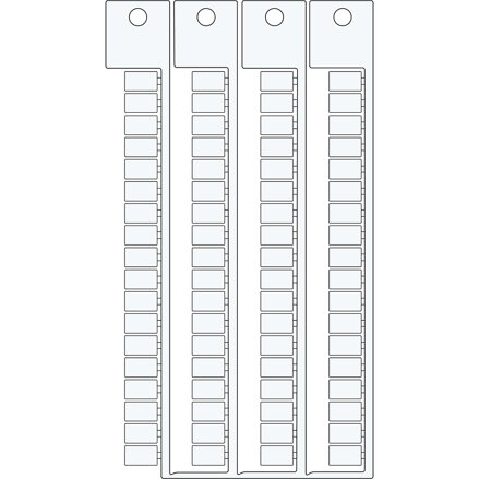 TERMINAL BLOCK TAGS 6X10-6 MOD