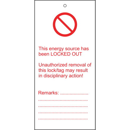 TAG-DO NOT OPERATE-50X110MM
