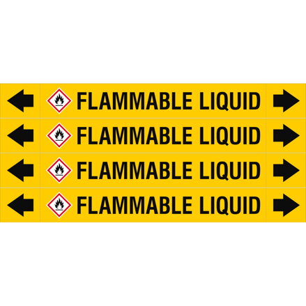 ASMEPM-26X230MM-FLAMMABLE LIQUID