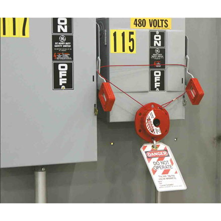 MINI CABLE LOCKOUT WITH STEEL CABLE 2.4M MINI CABLE LOCKOUT WITH STEEL CABLE 2.4M