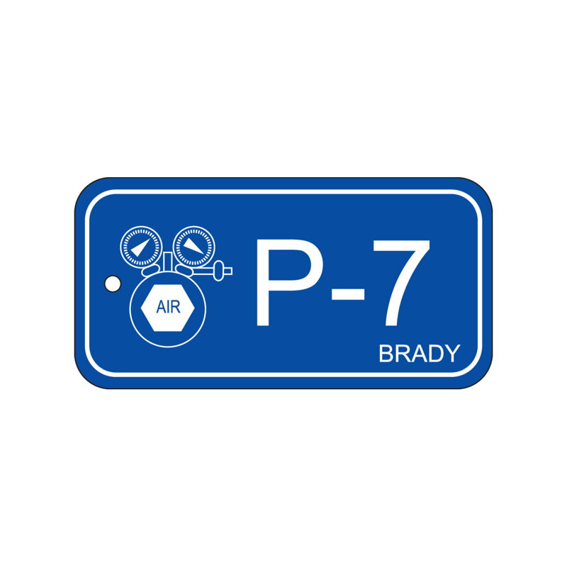 Energy tag-P-7-75x38mm-PP/25