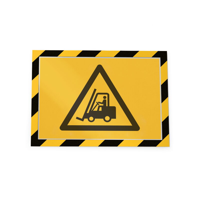 WALL DISPLAY MAGNETIC OPEN A4 BLK/YEL /2