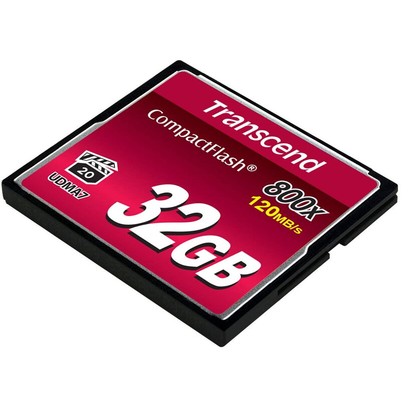 Transcend Flash memory card 32 GB 800x CompactFlash