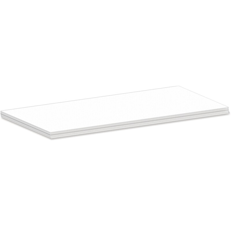 CARDBOARD CARD FOR SML POUCH WHT 48X88MM