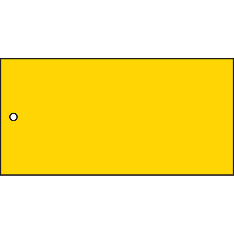TAG-F-BLANCO GEEL-75X150MM