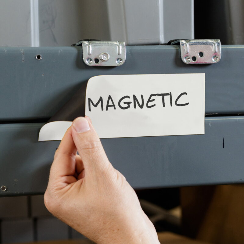 BLANK MAGNETIC LABELS B-859 77X312MM