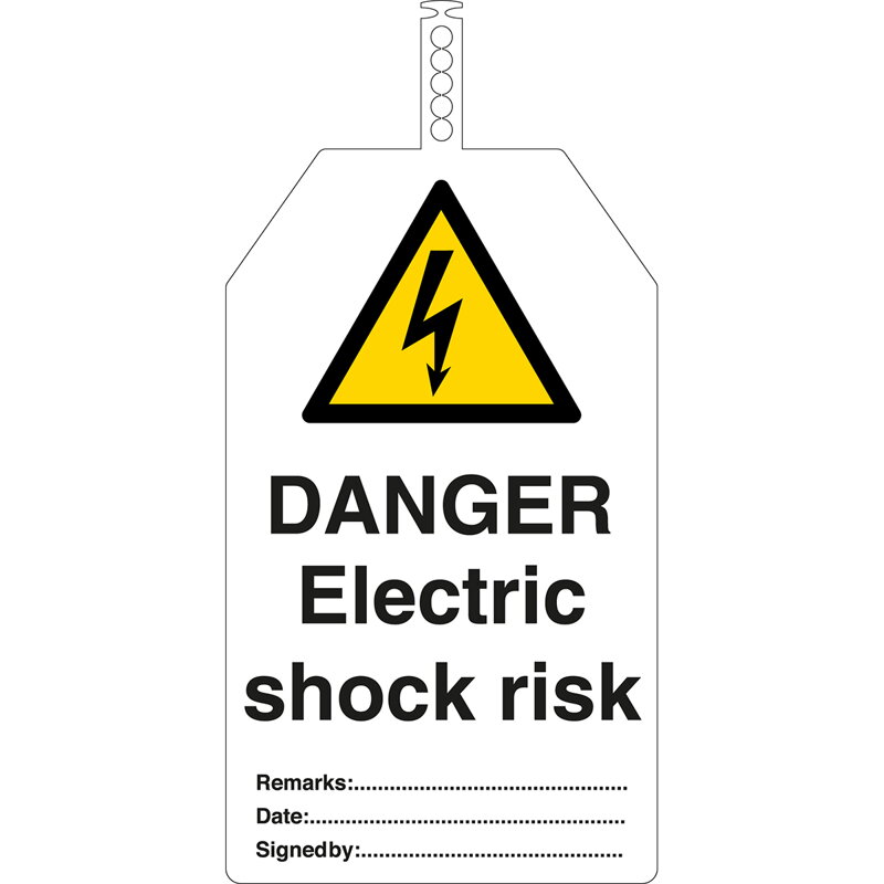 TAG-E-DANGER ELEC. -145X85MM