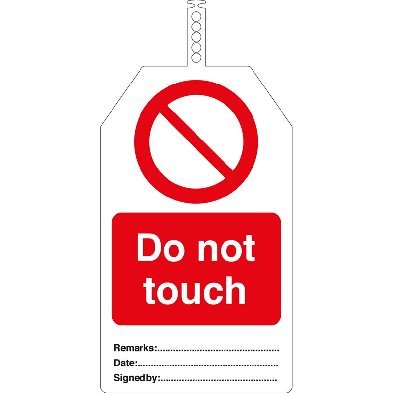 TAG-DO NOT TOUCH-145X85MM