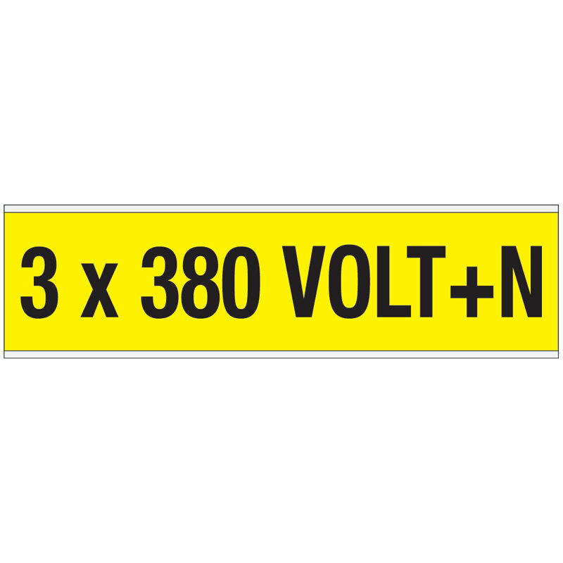 VOLTAGE MARKERS CV 3X380 V+N A
