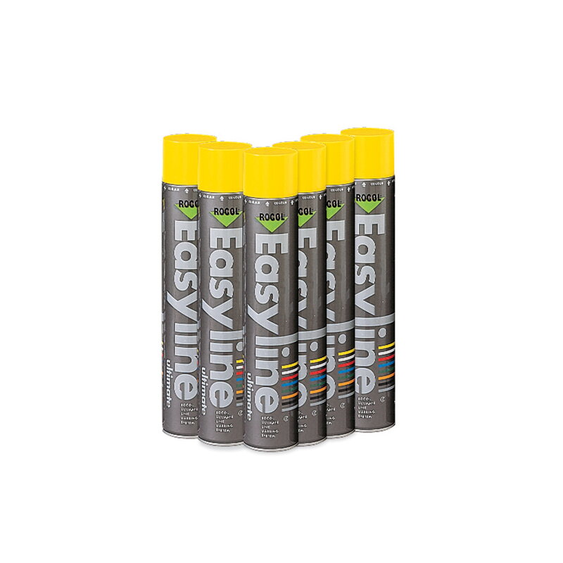 EASYLINE PERM. PAINT YEL (6PC)