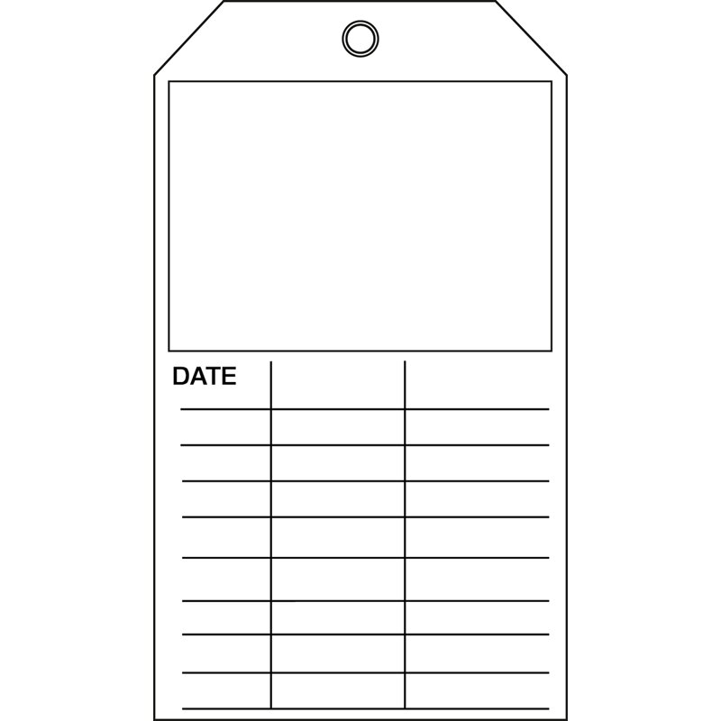 TAG-E-BLANK/DATE-100X175MM