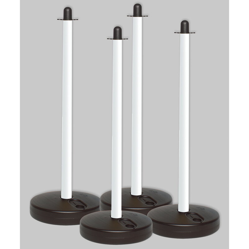 POST & FILLABLE BASE WHITE PK 4