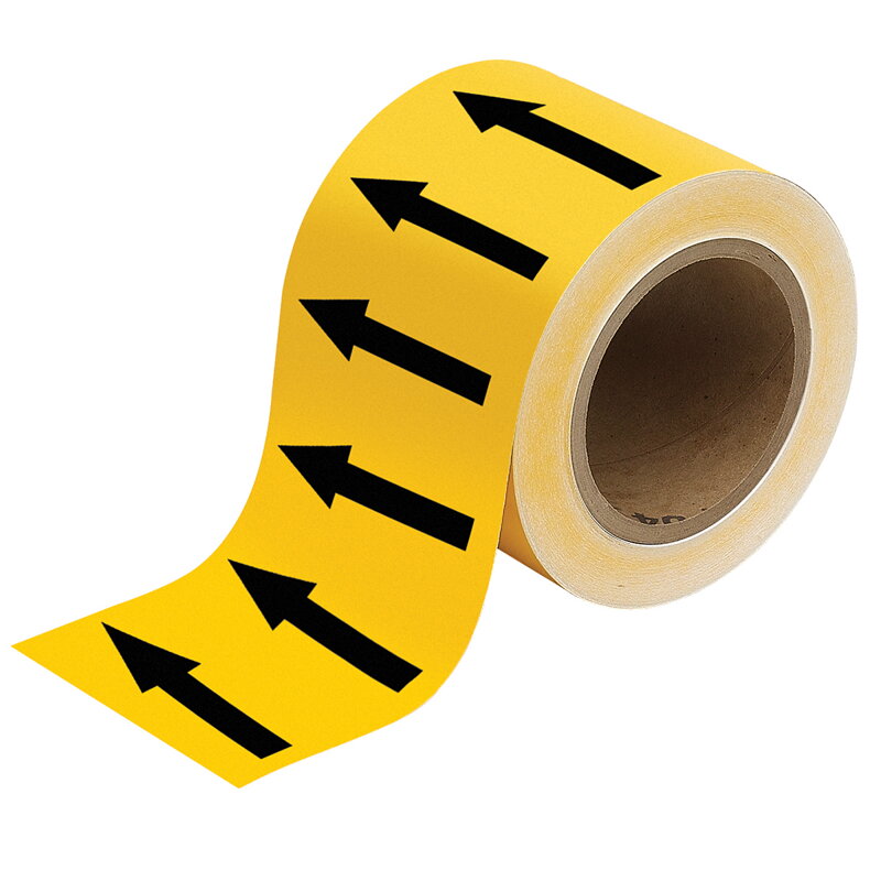 ARROWTAPE:BLACK/YELLOW100MMX33M