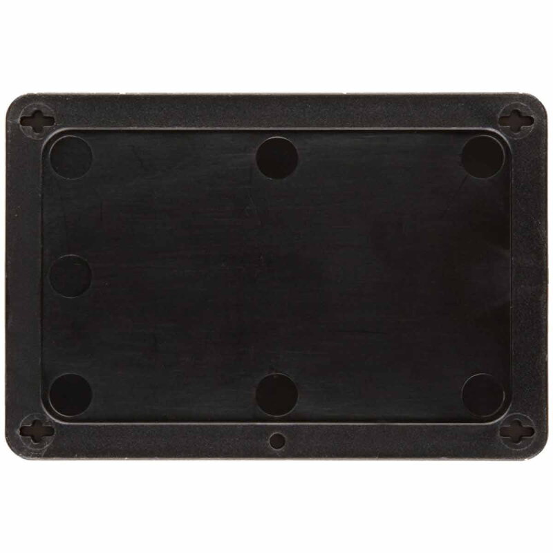 BLANK BLACK UTILITY TAG 2.5" x 4.0"