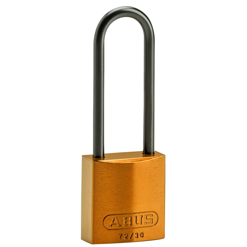 COMPACT ALU PADLOCK 75MM SHA KD ORG/6