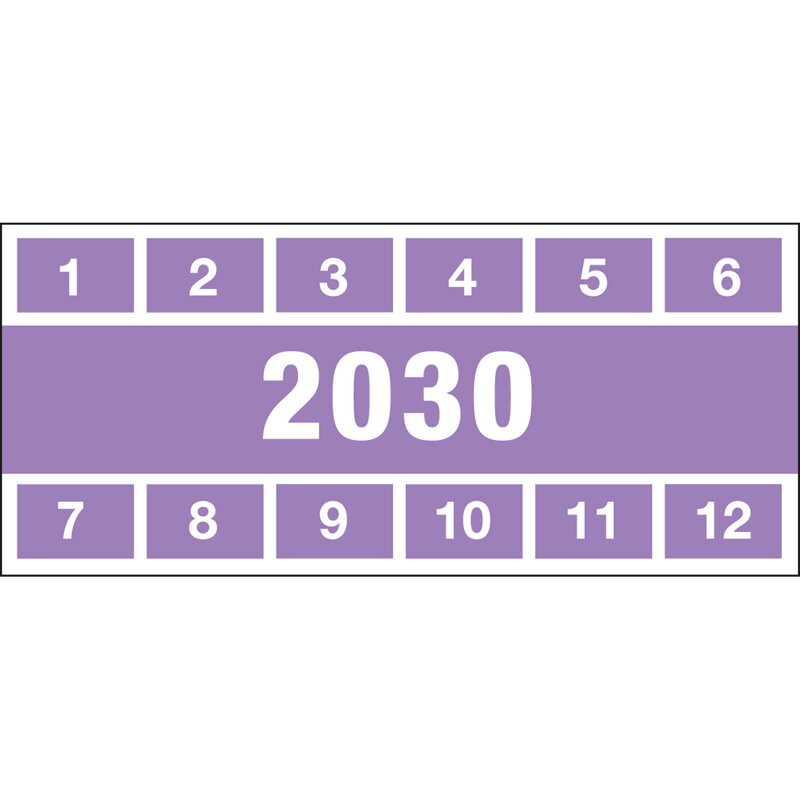 DATE INSPECTION LABELS 30 57x25 B-500