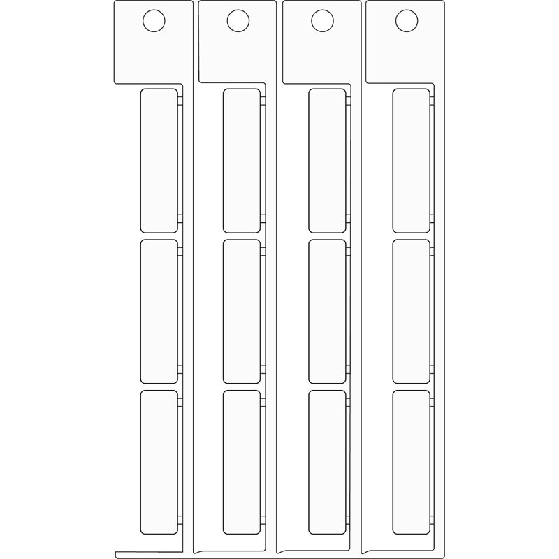 ADHESIVE TAG.9X35 BASE ADESIVA .