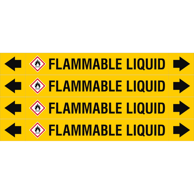 ASMEPM-26X230MM-FLAMMABLE LIQUID