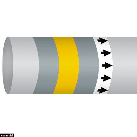 MPM-NONFLAMGAS-127MMX30M-GY/YL/GY-ROLL