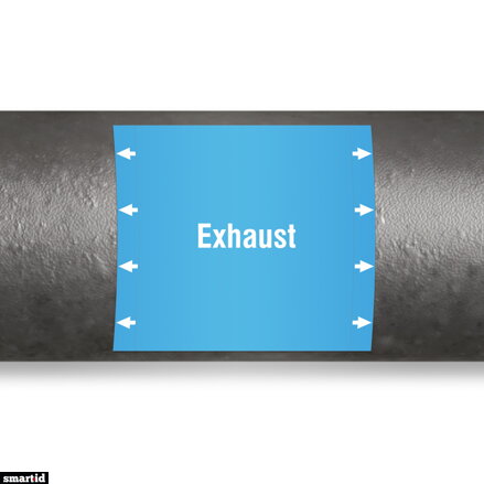 Brady ISO20560PM-240X210-EXHAUST 314245